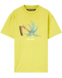 Palm Angels - Broken Palm Print T-Shirt - Lyst