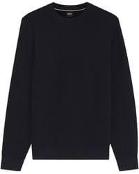 BOSS - Long-Sleeve Knit Top - Lyst