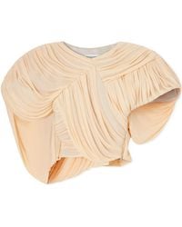 Maticevski - Draped Chiffon Blouse - Lyst