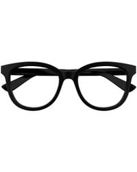 Gucci - Eyewear Oval Frame Glasses - Lyst