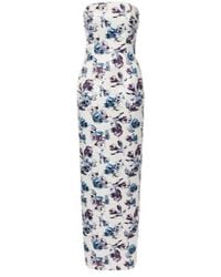 Emilia Wickstead - Laelia Floral Bustier Gown - Lyst