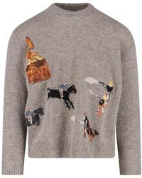 Enfants Riches Deprimes - Enfants Riches Déprimés Long-Sleeved Crewneck Jumper - Lyst