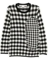 Comme des Garçons - Checked Jumper - Lyst