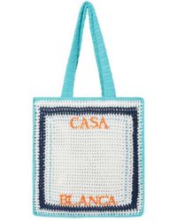 CASABLANCA - Stripe Crochet Bag - Lyst