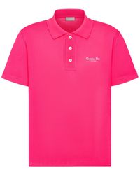 Dior - Homme Logo Embroidered Short-Sleeved Polo Shirt - Lyst