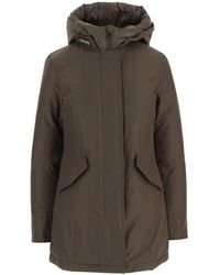 Woolrich - Hooded Down Jacket - Lyst