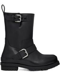 Stella McCartney - Trace Buckle-Strap Biker Boots - Lyst