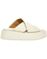 Marsèll - Marsèll Chunky Platform Slip-On Sandals - Lyst