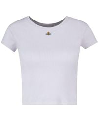 Vivienne Westwood - Orb Logo Slim T-Shirt - Lyst