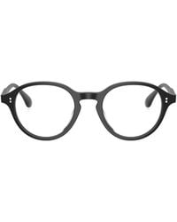 Oliver Peoples - Oval Frame Glasses - Lyst