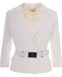 Elisabetta Franchi - Technical Bi-Elastic Jacket - Lyst