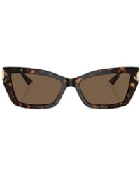 Jimmy Choo - Eyewear Rectangle Frame Sunglasses - Lyst