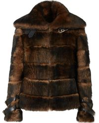 Fendi - Backed Sheepskin And Nappa Jacket - Lyst