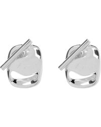 Ferragamo - Earrings Engraved With Logos - Lyst