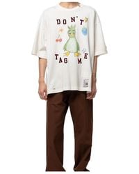 Maison Mihara Yasuhiro - Leon Graffiti Print T-Shirt - Lyst