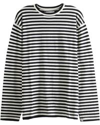 Extreme Cashmere - Long-Sleeved Striped T-Shirt - Lyst