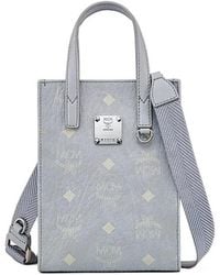 MCM - Aren Visetos Shoulder Bag - Lyst