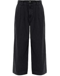 AllSaints - Axis Pleated Wide-Leg Jeans - Lyst