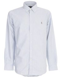 Polo Ralph Lauren - Oxford Shirt In Striped Cotton - Lyst