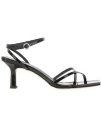 Aeyde - Criss-Cross Strap Sandals - Lyst