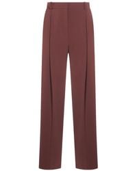 Elisabetta Franchi - Lightweight Crêpe Trousers - Lyst