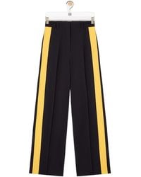 Loewe - Wool-Blend Casual Trousers With Belt Loops - Lyst