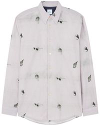 Paul Smith - Ps Sunbleached Snaps Button-Up Shirt - Lyst
