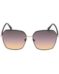 Tom Ford - Eyewear Claudia Hexagonal-Frame Sunglasses - Lyst