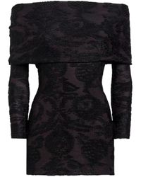 Etro - Jacquard Off-Shoulder Mini Dress - Lyst