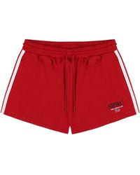 Sporty & Rich - Striped Detail Roller Skating Shorts - Lyst