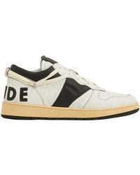 Rhude - Logo-Lettering Lace-Up Sneakers - Lyst