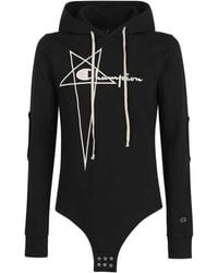 Rick Owens - Xchampion Co-Named Logo Embroidered Jumpsuit - Lyst