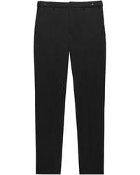 MSGM - Mid-Rise Tapered-Legged Trousers - Lyst