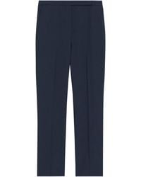 Theory - High-Waisted Slim Cropped Trousers - Lyst