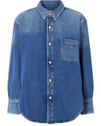 Citizens of Humanity - Button Chest Pocket Denim Shirt - Lyst