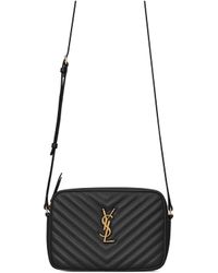 Saint Laurent - Lou Zip-Up Quilted Crossbody Bag - Lyst
