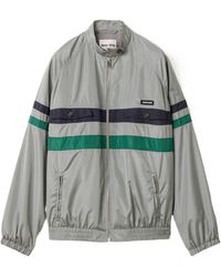 Miu Miu - Technical Silk Stripe Jacket - Lyst