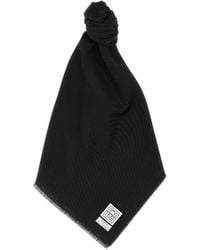 TOTEME - Totême Logo Tag Frayed-Edge Scarf - Lyst