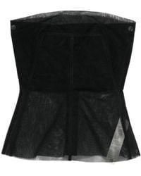 Rick Owens - Strapless Bustier Top - Lyst