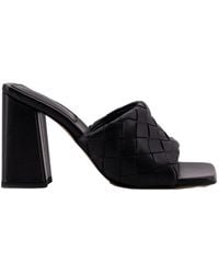 Bottega Veneta - Parco Intrecciato Heel Sandals - Lyst