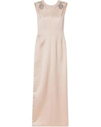 Erdem - Embroidered Satin Gown - Lyst