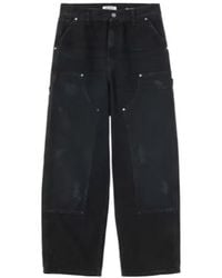 Carhartt - Logo Patch Double-Knee Trousers - Lyst