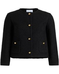 Patou - Collarless Tweed Jacket - Lyst