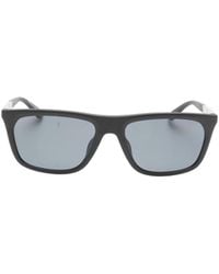 Emporio Armani - Rectangle Frame Sunglasses - Lyst