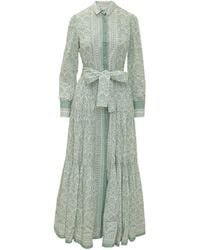 MC2 Saint Barth - Jensen Long Shirt Dress - Lyst