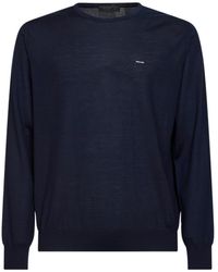 Prada - Long Sleeved Crewneck Jumper - Lyst