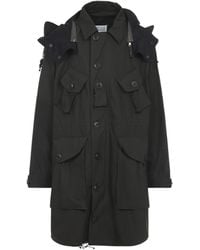 Maison Margiela - Long Sleeved Hooded Coat - Lyst