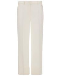 Herno - Pressed Crease Turn-Ups Trousers - Lyst