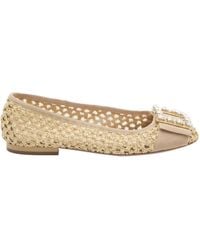 Roger Vivier - Embellished Slip-On Ballerinas - Lyst
