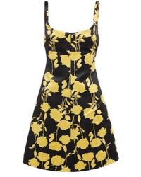 Emilia Wickstead - Talia Floral Taffeta Faille Minidress - Lyst